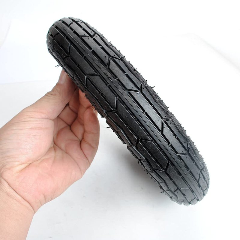 Small Electric Scooter 54-152 10x2 10" Tyre Tire + Tube with Angled Stem for Smart Self Balancing 2-wheel Scooter Folding Electric Bicycle
