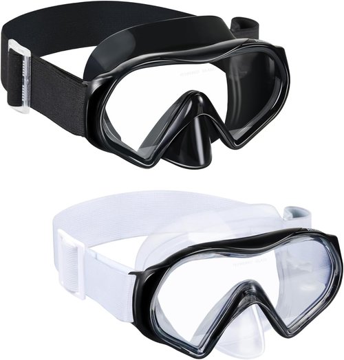 Aegend Diving Mask - Anti-Fog, Anti-UV Wide View Snorkel Mask for Adults & Youth