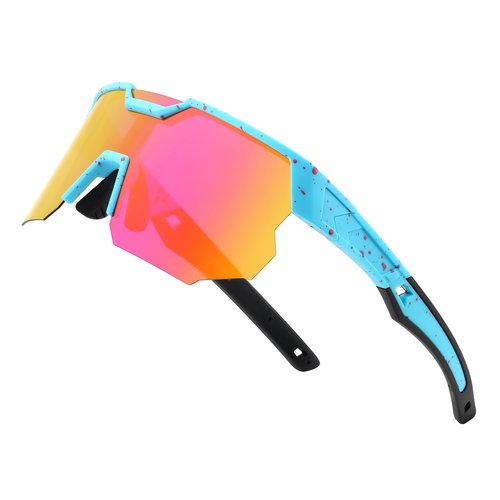 FEISEDY Polarized Sports Sunglasses for Men and Women,UV400 Baseball Sunglasses Youth Cycling Softball Goggles B0206
