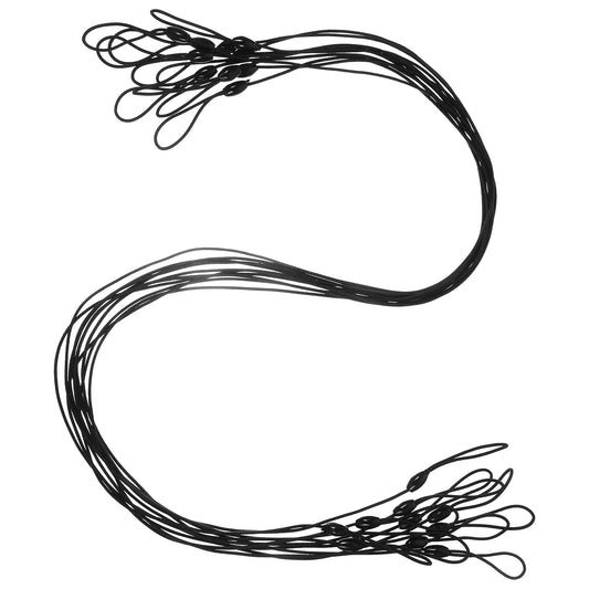 HOMSFOU 10pcs Stylus Tether Plastic Elastic Tether Lanyard for Touch Pens Anti-Lose Tablet Pens Spring Straps Tool to Tether a Drawing Pen to Touchscreen