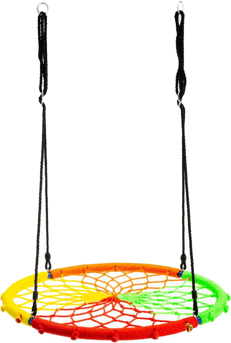 Walsport Flying Saucer Tree Swing - Safe, Durable Swing Seat for Kids & Adults | 330 lb Capacity, Multicolor