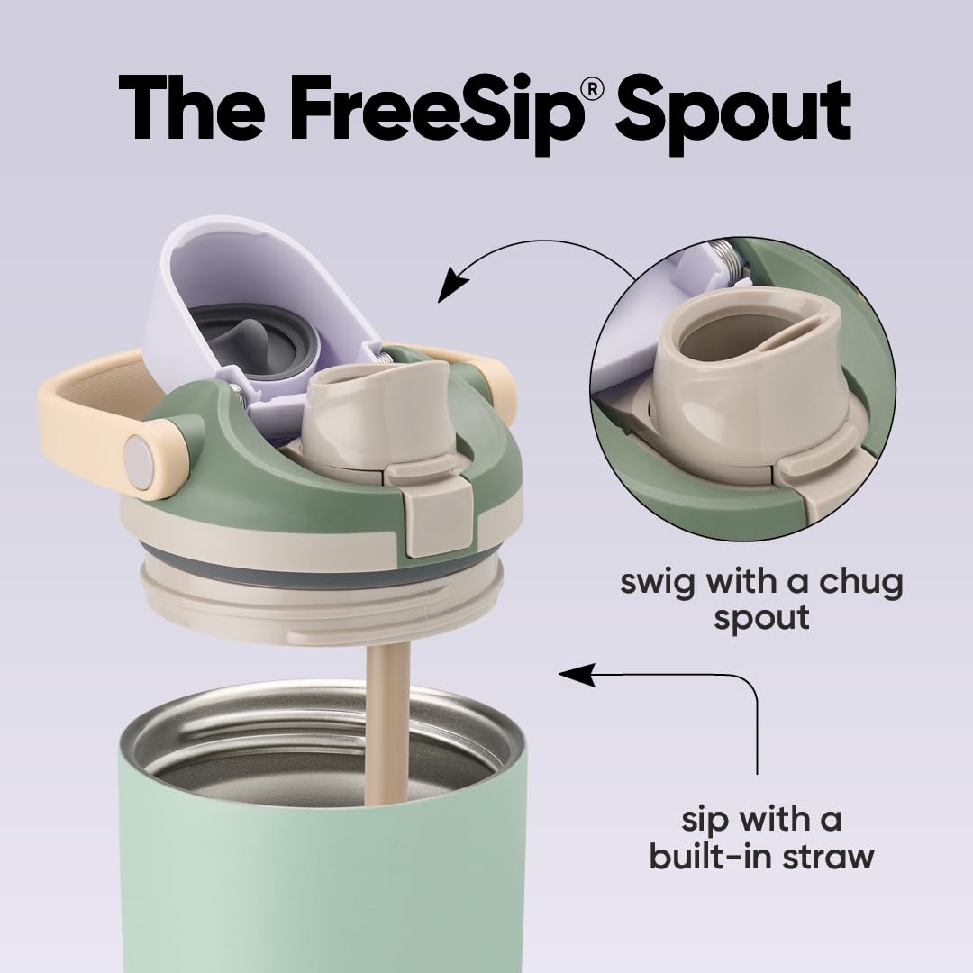 Owala FreeSip Sway - Stainless Steel - 30-oz. - Green (Eucalyptus)