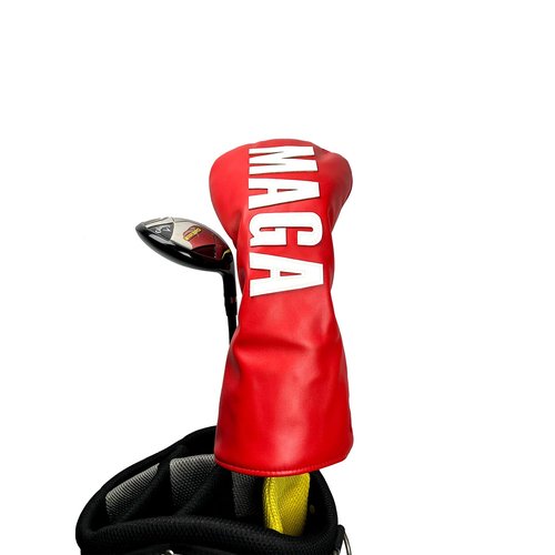 MAGA Golf Head Cover for Driver, Make American Red Color Golf Club Head Cover