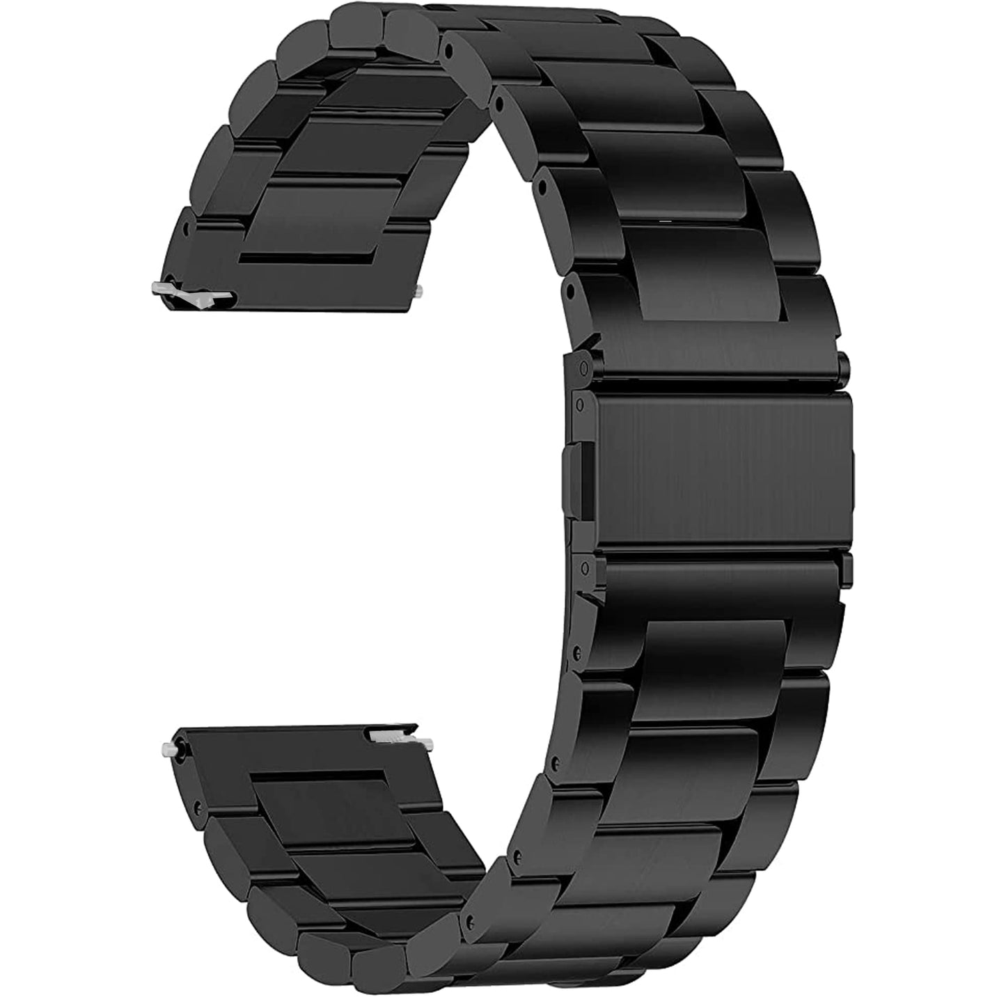 Lamshaw Stainless Steel Metal Replacement Straps Compatible with Mingtawn L50 PRO, SKG V9C, Aim W11, Amazfit Balance, Nemheng N39H, LIGE BW1329, LIGE