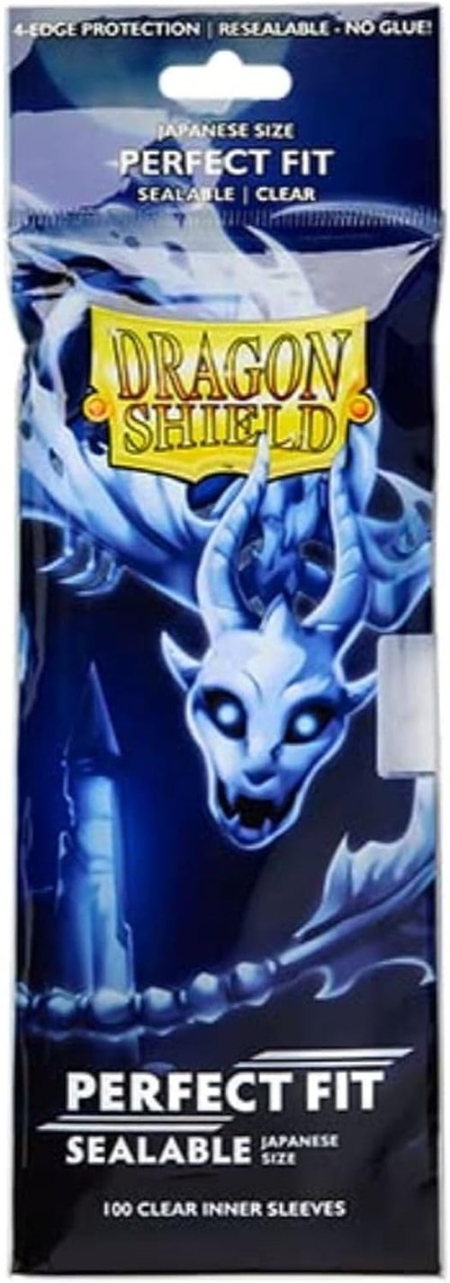 Dragon Shield Card Sleeves - Premium Japanese Clear 100CT | Smooth & Durable for MTG, Pokémon, Yu-Gi-Oh!