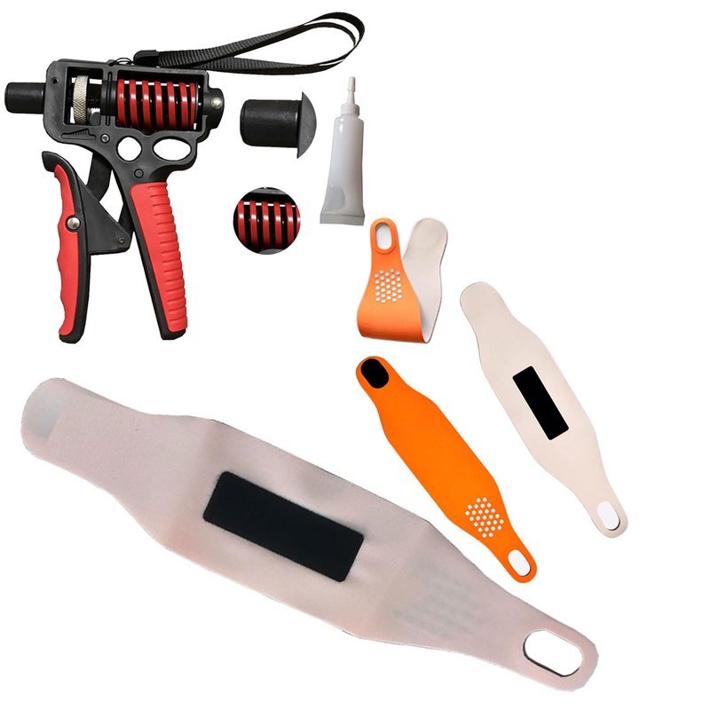 1 Piece, 11 lbs - 360 lbs, Forearm Strengthener, Adjustable Grip TrainerGrip Strengthener. Comes with a small cord for easy carrying, wrist guards for wrist protection, and lubricant for product maintenance.