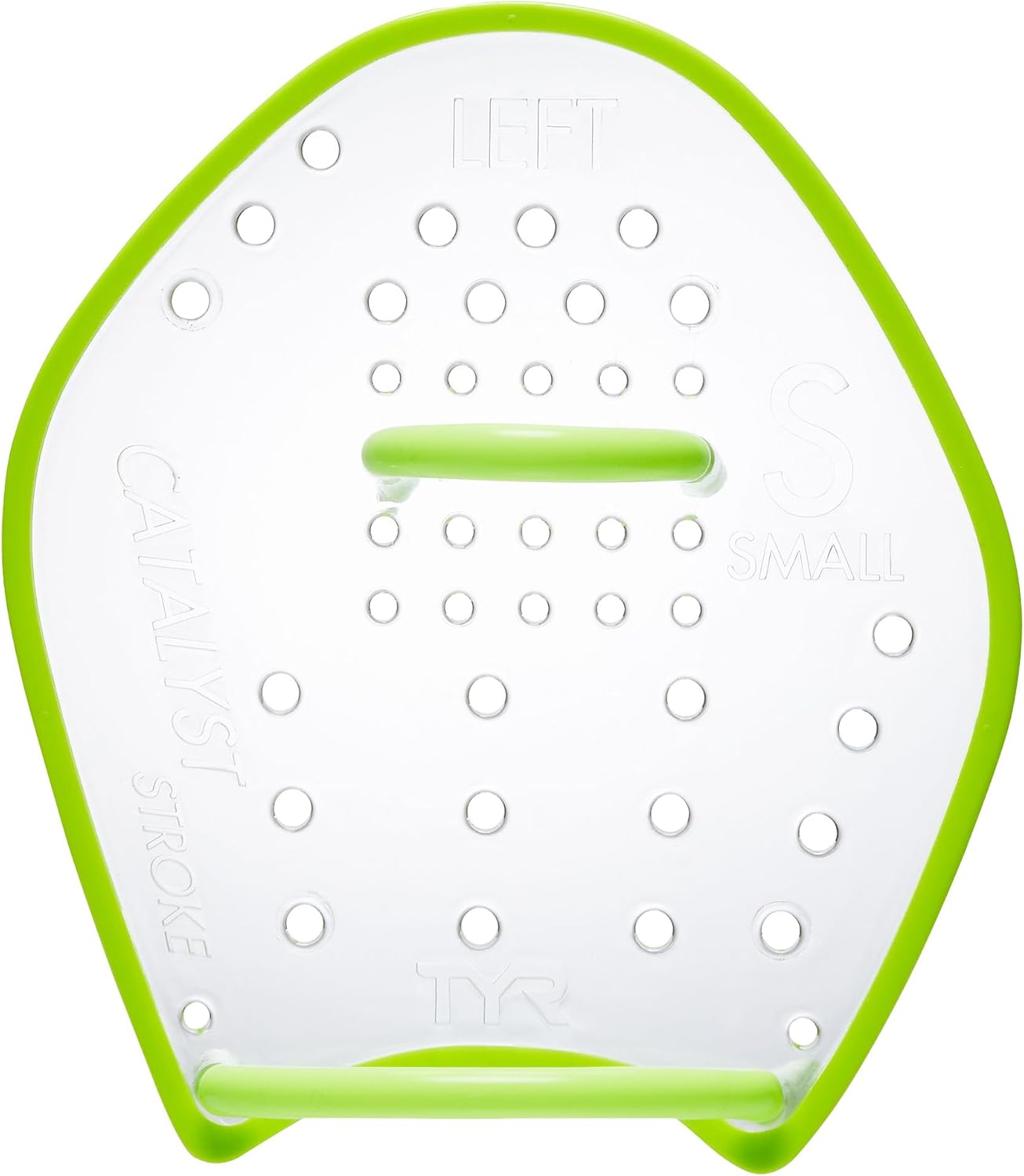 TYR Catalyst Stroke Swim Paddles - Durable Adult Swim Training Fins for Strength & Technique