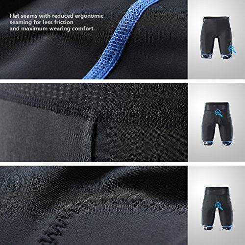Men's Triathlon Shorts with Adjustable Drawstring & Pockets