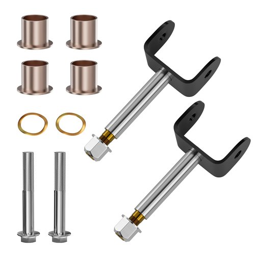 CLUBRALLY Golf Cart Front End King Pin Repair Kit for 2004-UP Club Car Precedent and 2018-Up Tempo Gas & Electric Golf Cart, OEM#103638601,102287201