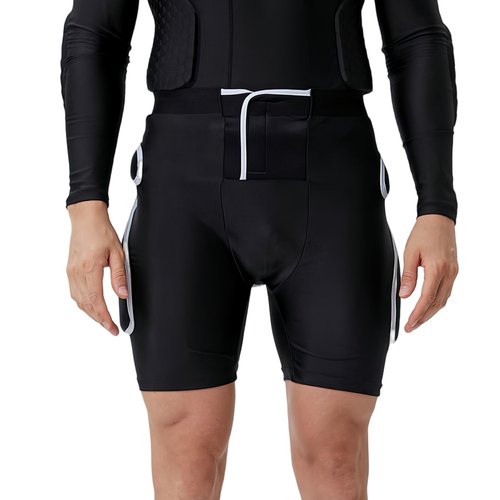 Jormino Hip Protection, Butt Pads Protective Crash Shorts, Impact Protection Gear for Snowboarding, ice Skating, Skateboarding Gray XL