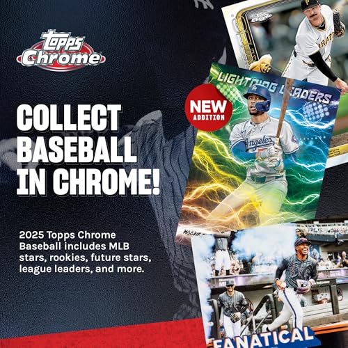 2025 Topps Chrome Baseball Value Box - Factory Sealed, 28 Cards