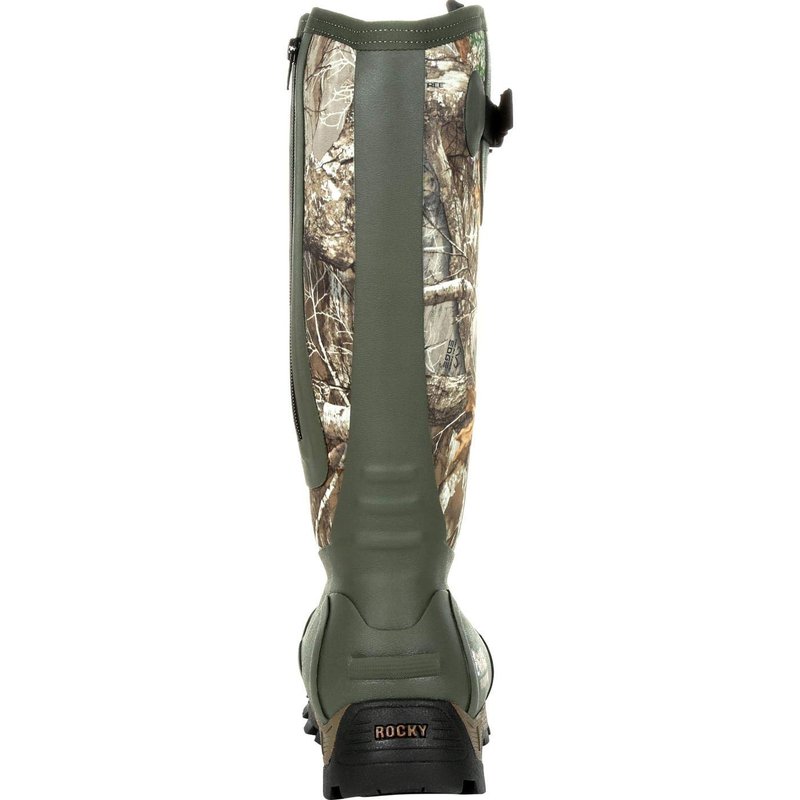 ROCKY Sport Pro Women's 1200G Insulated Rubber Outdoor Boot, Realtree Edge, Size 7(M)