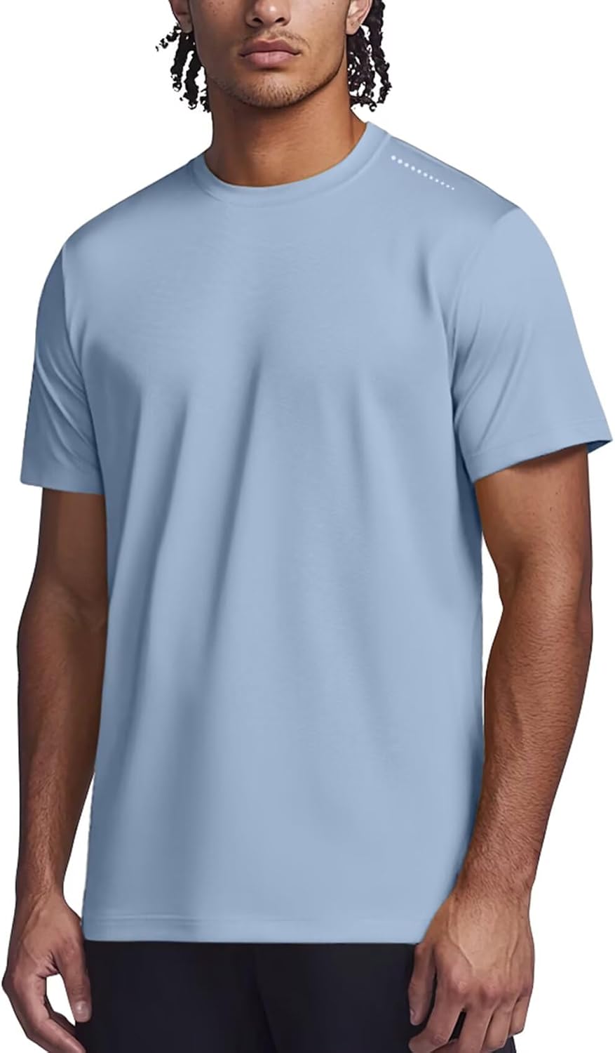 Zengjo Men's Athletic Shirt - Moisture-Wicking Short Sleeve Quick-Dry T-Shirt for Gym & Running