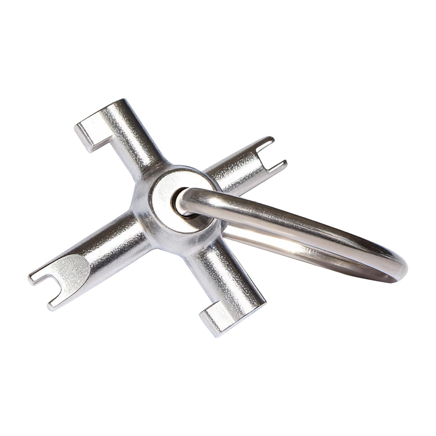 HVAC Tools, Locking Cap Key for Refrigerant Safety Caps, Universal Triple Use Multi Key for Refrigerant HVAC Locking Caps, Tamper Resistant (4 Bits)