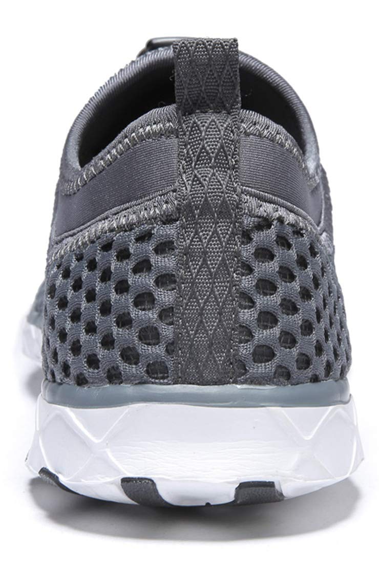 Zhuanglin Women's Quick Drying Aqua Water Shoes,Darkgrey,8 B(M) US