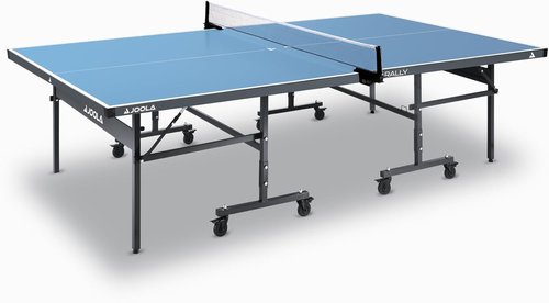 JOOLA Outdoor Table Tennis Table - Versatile Conference & Dining Table - Concrete Wood Look with Steel Net Set