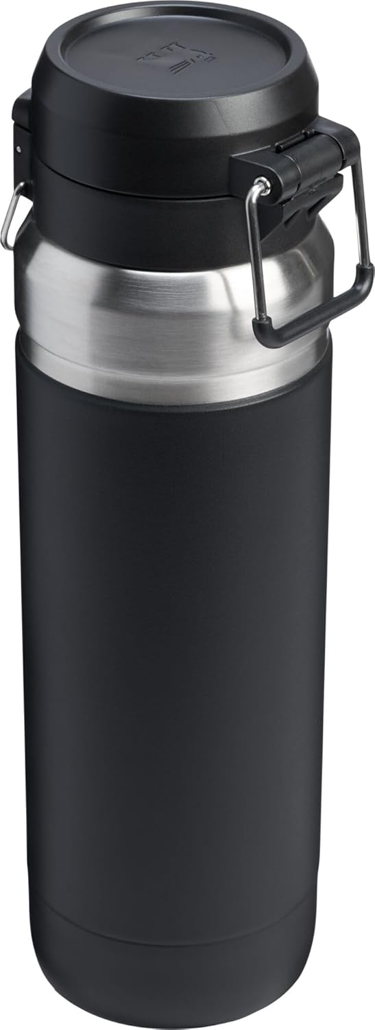 Stanley Quick Flip GO Water Bottle 36 oz - Insulated, Leakproof, BPA-Free | Perfect for Travel & Sports | Black