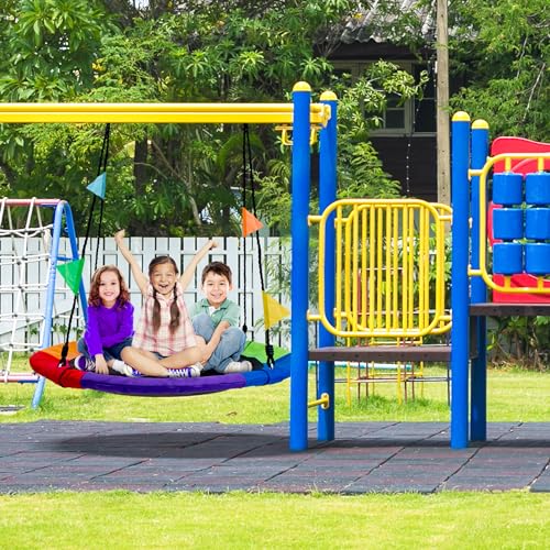 Sorbus Saucer Swing for Kids - 40 Inch Tree Glider with Adjustable Ropes