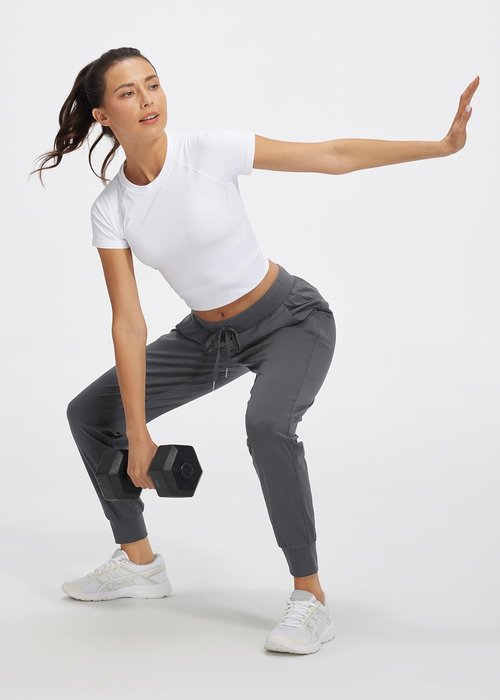 Libin Women's Jogger Pants - Athletic Running Sweatpants with Pockets | Available in Petite, Regular & Tall