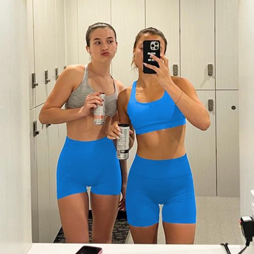 FULLSOFT High Waisted Biker Shorts for Women - Tummy Control Athletic Yoga & Fitness Shorts