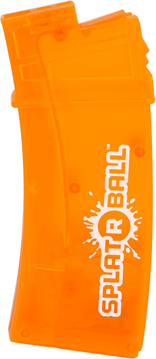 SplatRball Blaster | 400-Round Capacity Magazine - Vibrant Orange Color for Enhanced Play