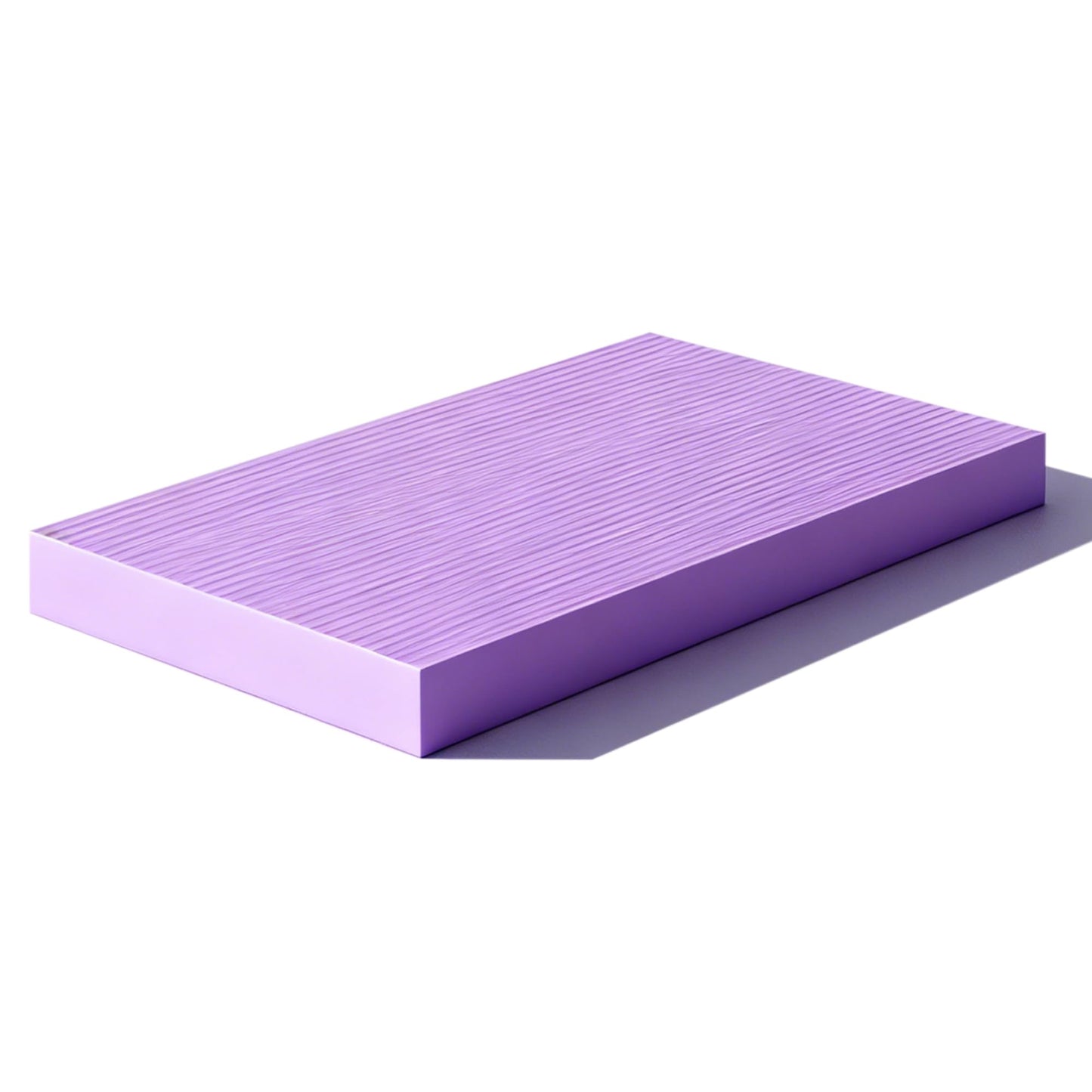 ZUFUMI Balance Pad & Board, High-Density TPE Foam Pad (17.3''x11.8''x1.6'') for Yoga Blocks, Physical Therapy Equipment, Hip Thrusts - Non-Slip, Water-Resistant for Balance Training (PURPLE)