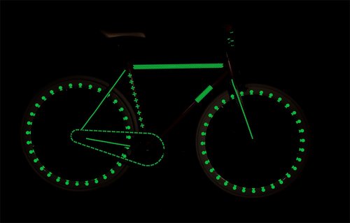 RydeSafe Reflective Decals - Butterflies Kit (Green)