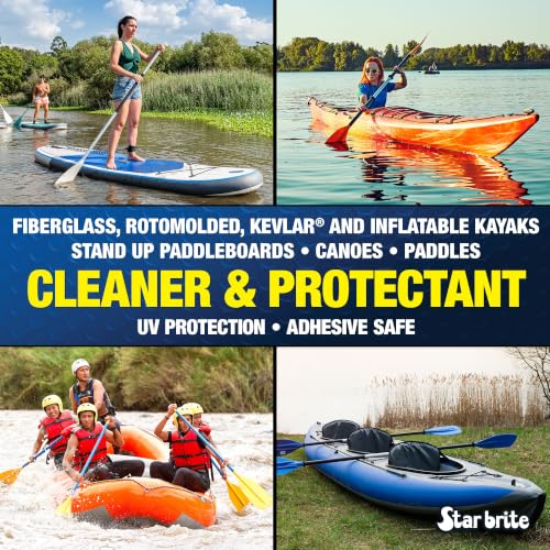Paddlesports Cleaner & Protectant - UV Spray for Kayaks, Canoes, Paddleboards - 22 OZ