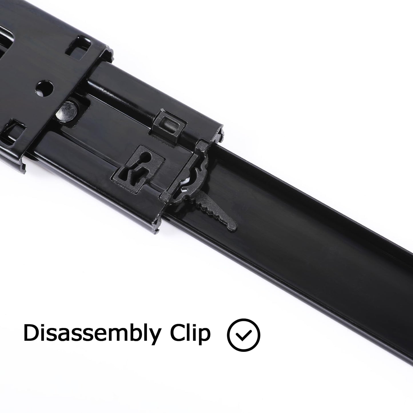 VAPSINT 10 Pairs 18 Inch Soft Close Drawer Slides Ball Bearing Full Extension Side Mount Drawer Rails, Kitchen Cabinet Rails 100lb Capacity