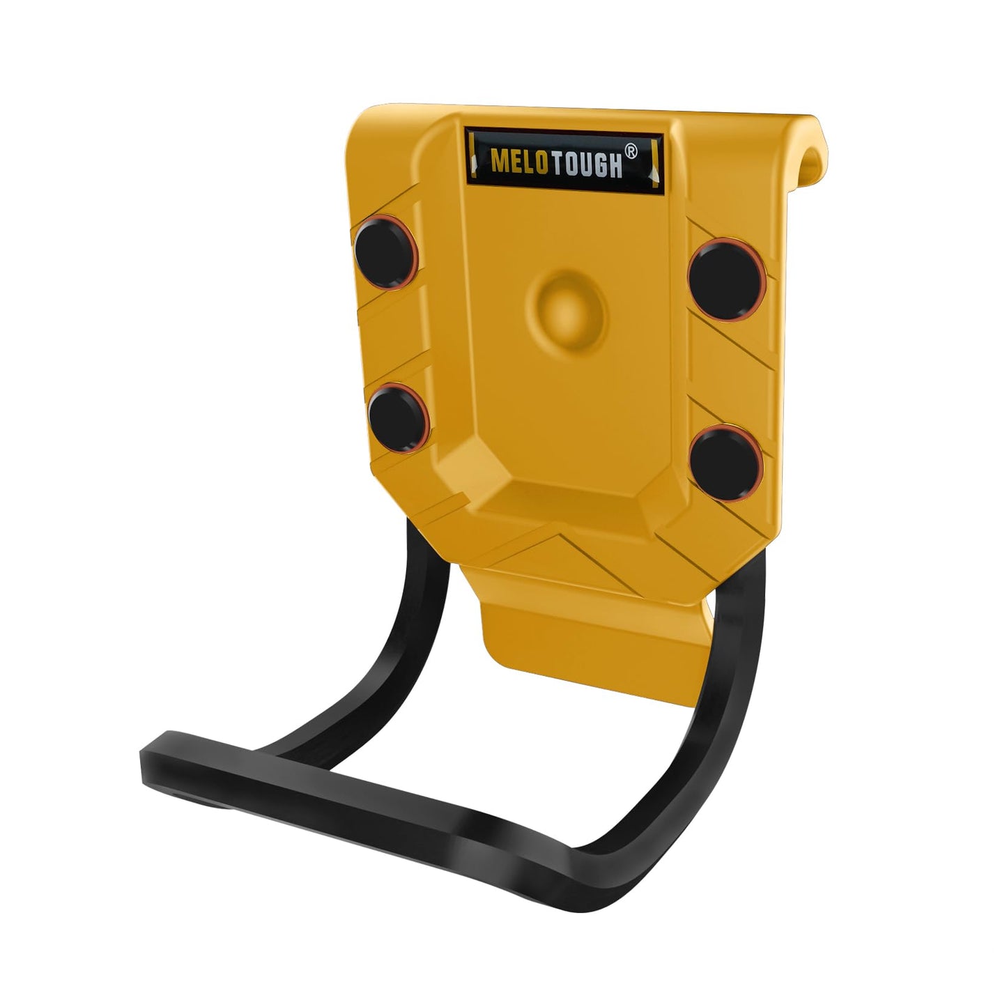MELOTOUGH Hammer Holder for Tool Belt, Hammer Holster and Loop - Fits Up to 2.7" Belt (Yellow)