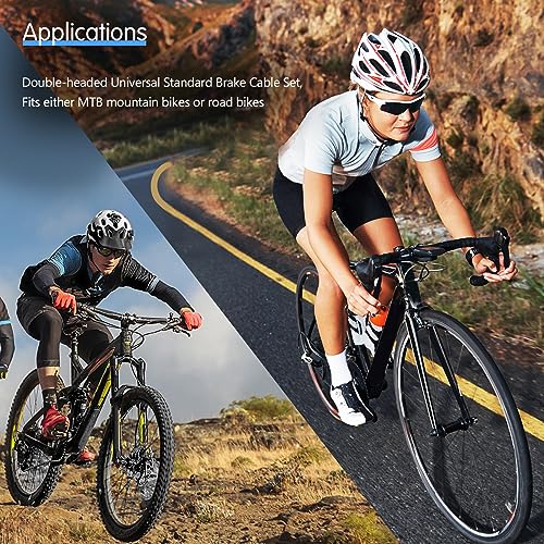 4PCS Universal Bicycle Brake Cable Set - 2M Long MTB/Road