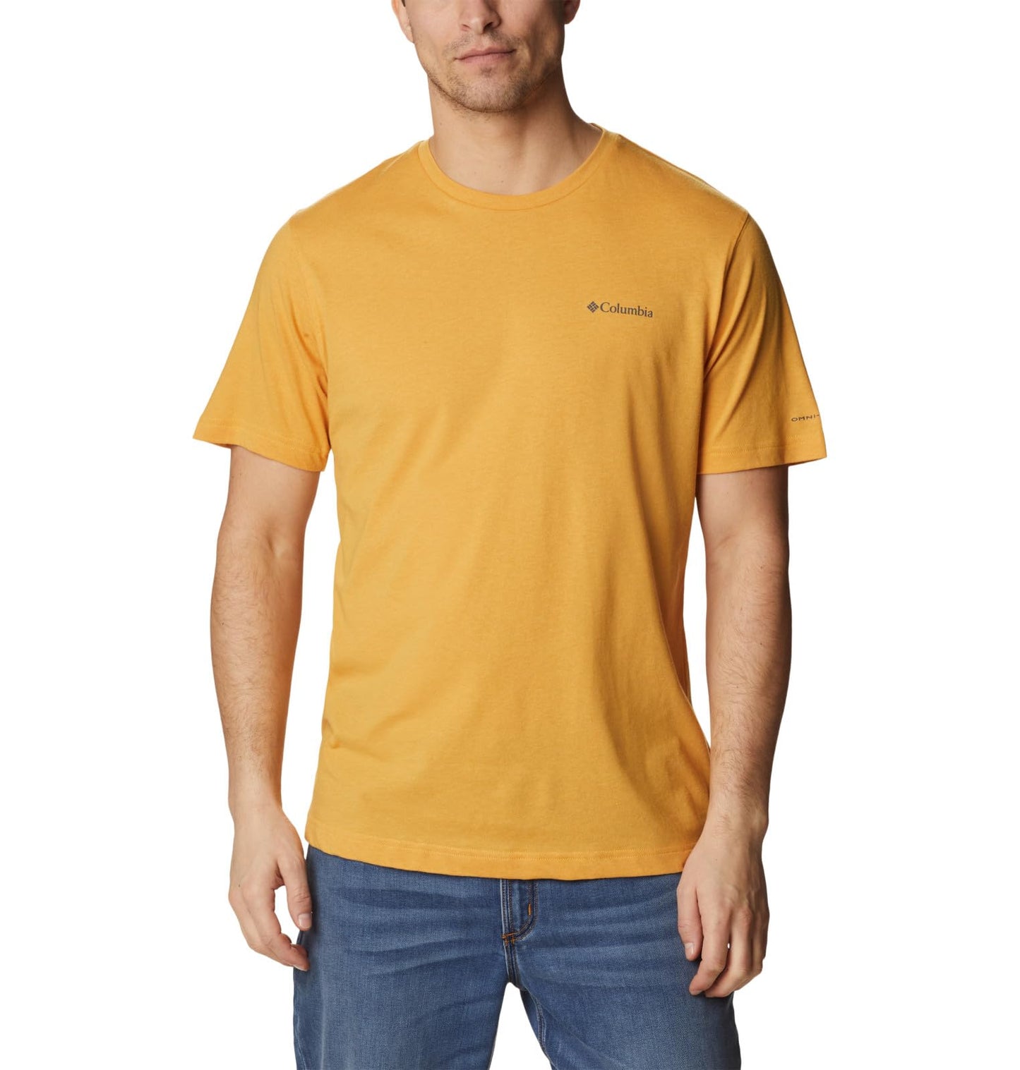 Columbia Men's Thistletown Hills Short Sleeve, Raw Honey, Large