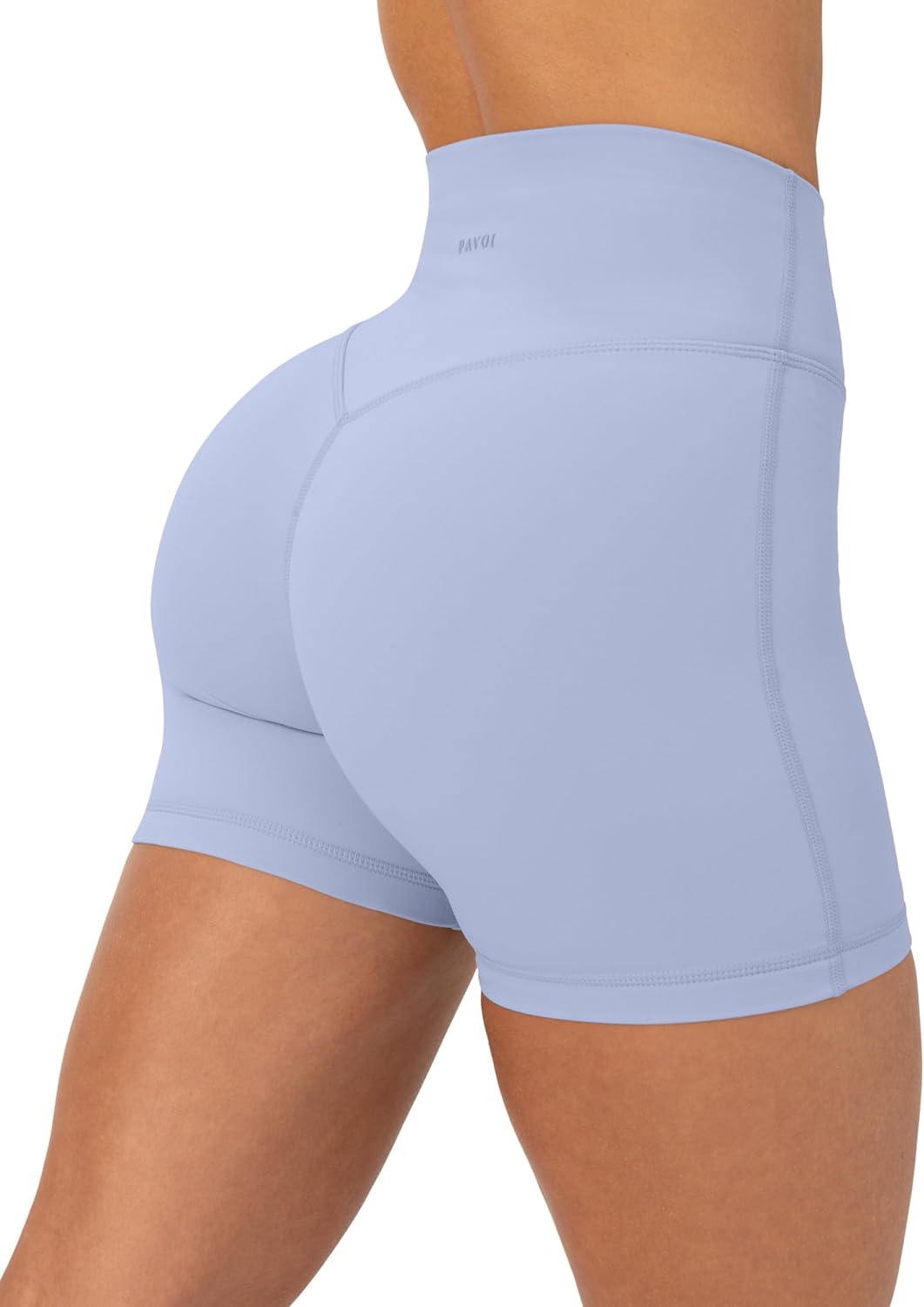 PAVOI Active Yoga Shorts - High Waisted Buttery Soft Biker Workout Shorts | 4" & 6" Compression Fit