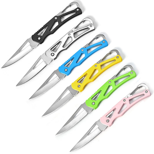 WWZJ 6 Colors Pocket Knife, Stainless Steel Folding Knife with Clip, Self-Defense Knife for Outdoor Survival, Everyday Carry and Gift