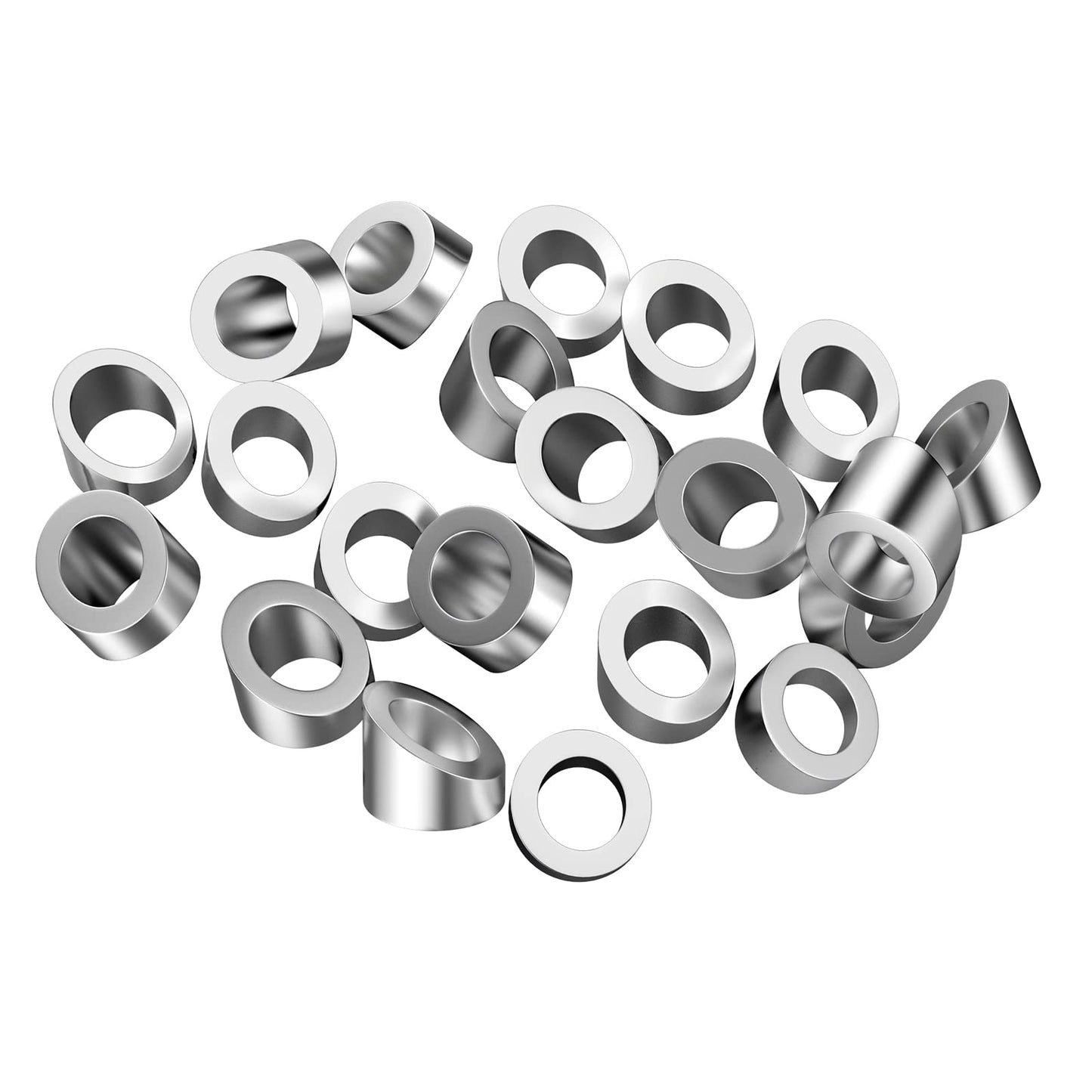 BLIKA 40 Pack 5/16" ID Angle Washers for Cable Railing Posts, Stainless Steel 30 Degree Angle Beveled Washer for 1/8", 3/16" Invisible Cable Railing Hardware, Cable Railing Angled Washer