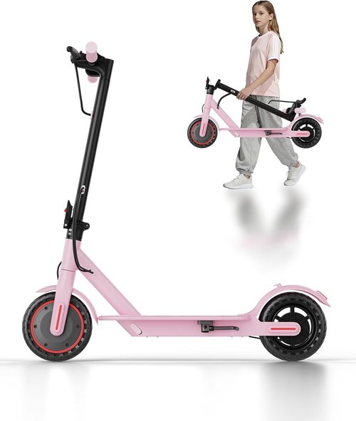 Electric Scooter by [Brand Name] - High-Speed Folding Escooter for Adults & Kids | 10-28 Mile Range, Dual Suspension