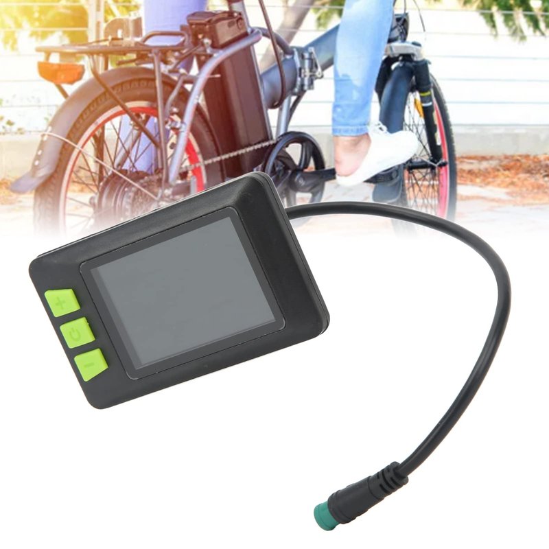 Alomejor Electric Scooter Speedometer, Compact Real-time LCD Display Scooter Meter 22.5mm ABS Design for Urban Commuters Short-Distance Travel City Exploration