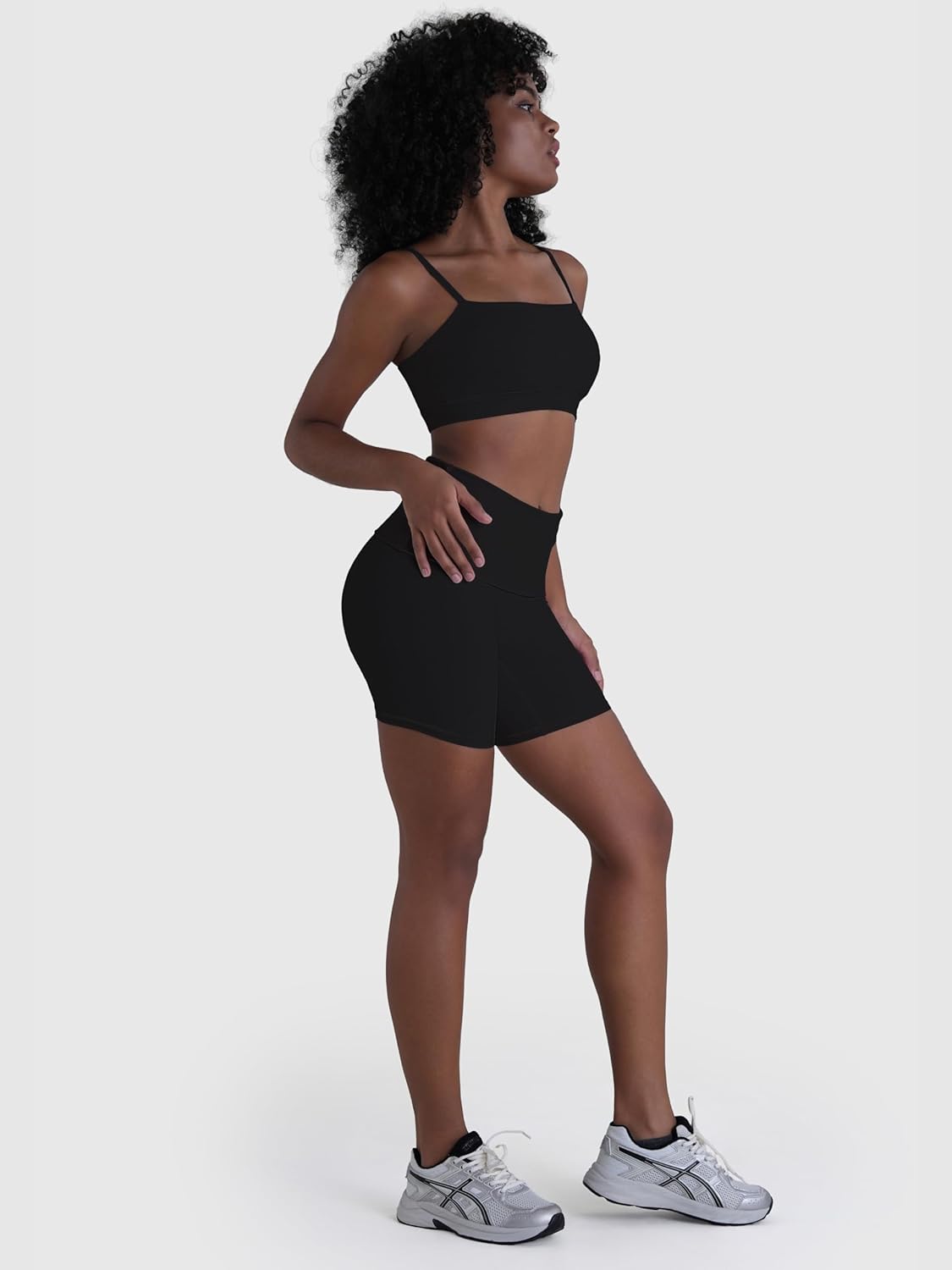 Sunzel High Waisted Biker Shorts - Tummy Control Compression for Women | Athletic Gym & Yoga Wear