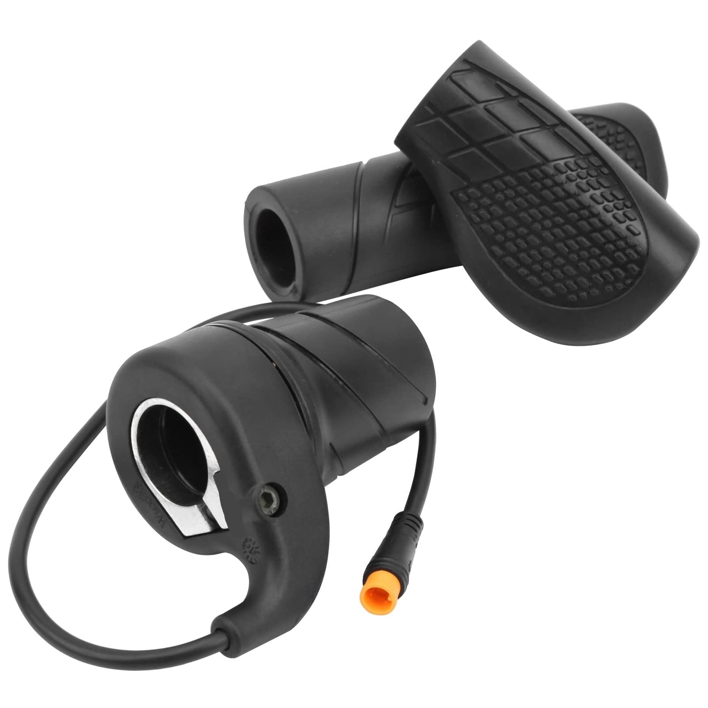 JackCao Half Twist Throttle, Waterproof 20X eBike Motor Twist Throttle Handle for Electric Bicycle Mountain Bike Modified Part