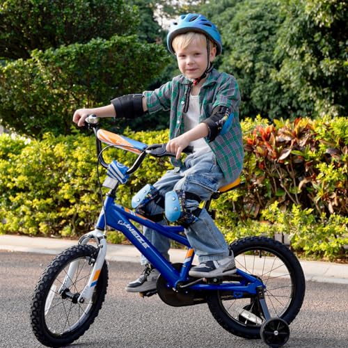 Kids Bicycle 16 Inch for Boys & Girls - Coaster Brake, Blue