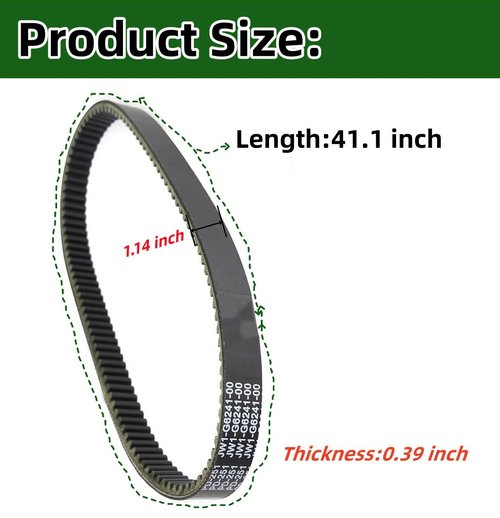 Dr.Acces Golf Cart Clutch Drive Belt Compatible with Yamaha G29 Drive Gas 2007-2013 Replace OEM#JW1-G6241-00