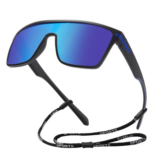 LVIOE Polarized Sports Sunglasses for Men Women UV400 TAC HD Lenses - Driving Fishing Running Cycling Sun Glasses