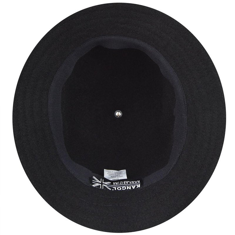 Kangol Wool Casual Bucket Hat for Women and Men, Large, Black