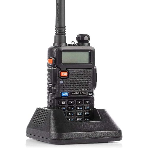 Baofeng UV-5R Dual Band Two Way Radio Handheld Ham Radio Long Range Walkie Talkies Pack of 4 for Hiking Camping Skiing Trip (Black)