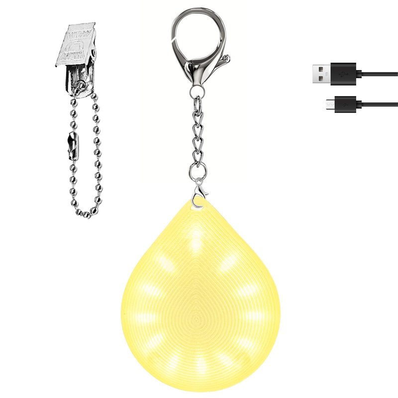 Tubasion 2-in-1 Purse Light with Clip & Hook, USB-C Rechargeable Handbag Light, Ultra Bright Bag Lights for Purses, Upgraded Automatic Sensor Purse Must Haves Accessories Gift for Mother/Women(1-Pack)