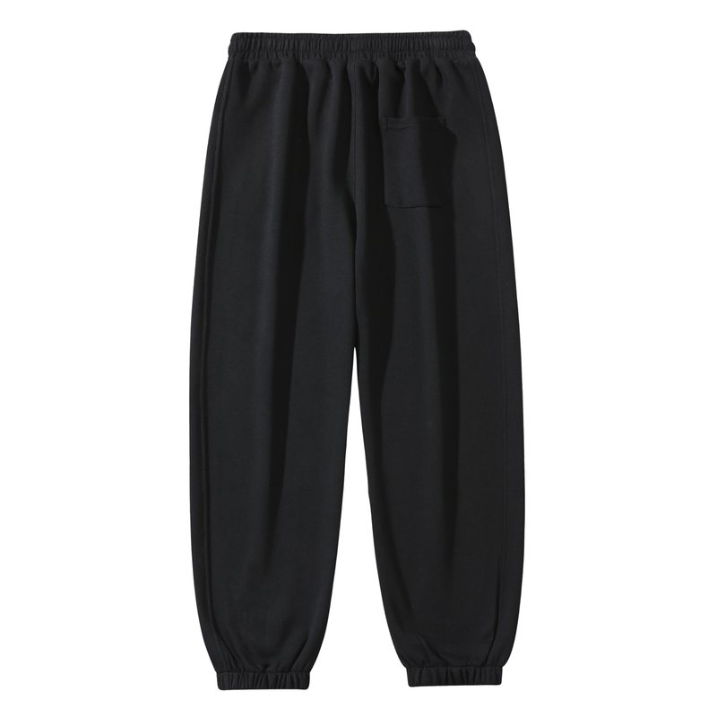 Wulasford Mens Athletic Sweatpants with Pockets, Drawstring Workout Gym Joggers Pants for Men Running Jogging & Lounge Black