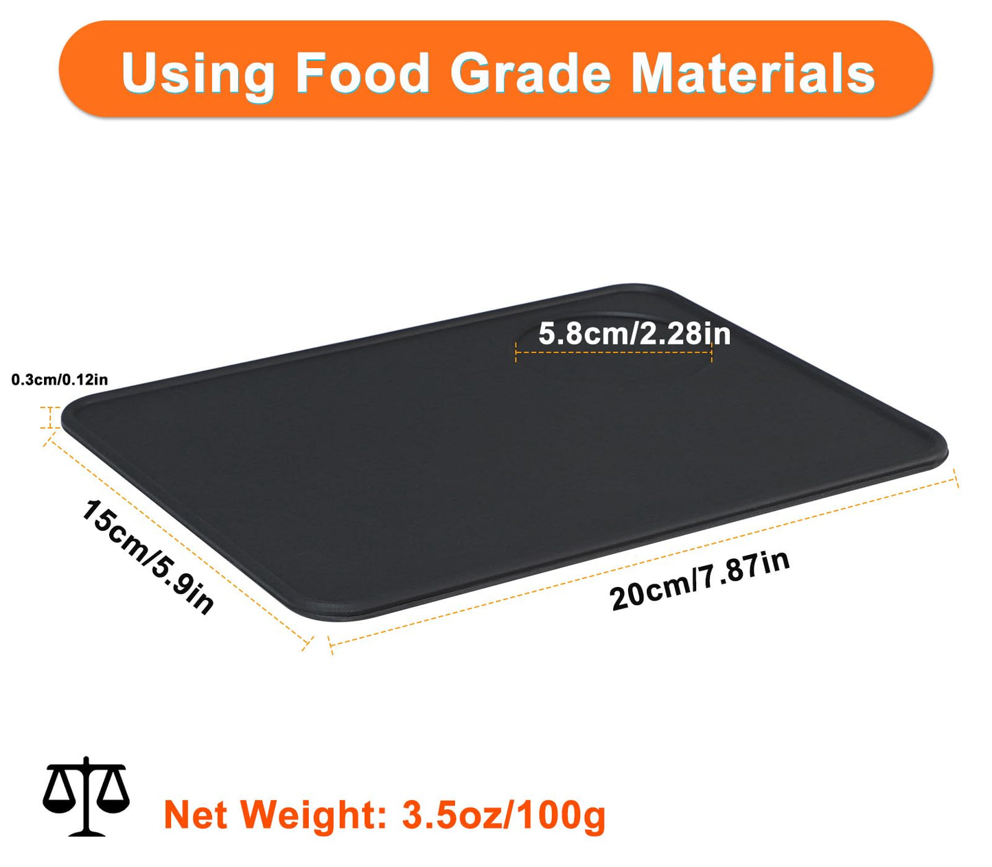 Espresso Tamping Mat Coffee Tamper - Food grade Silicone Espresso Tamping Mat for Espresso Machine Accessories, Tamper Mat for Barista Tools