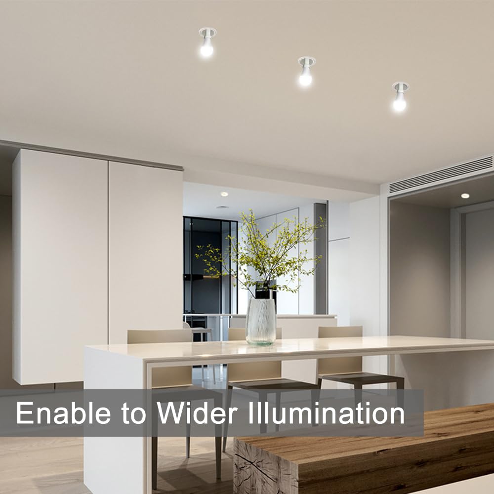 Light Socket Extender, E26/E27 Socket Extension Adapter, 5.31 inch Light Bulb Extension Socket, Light Bulb Socket Extender, Screw in Lamp Holder Adapter for Socket Fan Light(White 3Pack)