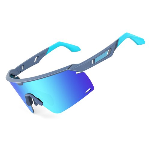 Occhsouo Sports Sunglasses for Men: Cycling Glasses Womens Youth Sunglasses for Baseball Running