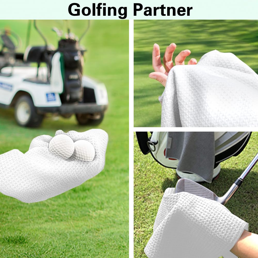 Msticey Tree Don't Care About Your Feelings Printed Microfiber Towel, Disc Golfer Gift for Dad, Father's Day, Disc Golf Accessories